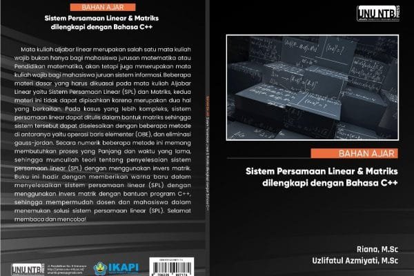Bahan Ajar: Sistem Persamaan Linear dan Matriks dilengkapi dengan Bahasa C++